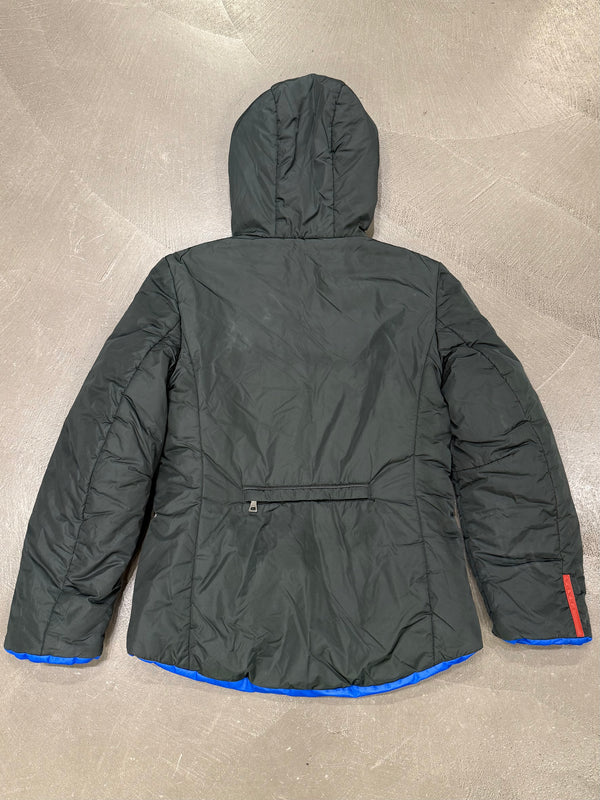 2000s Prada 2 in 1 reversible reinforced nylon jacket