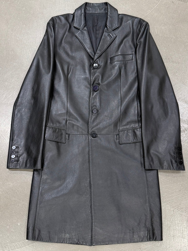 2000s Jean Paul Gaultier leather coat