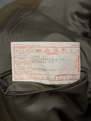 1990s Emporio Armani long wool kashmir coat