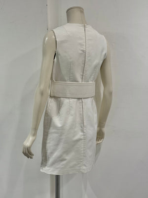 A/W2010 Comme des Garçons belted sheath dress