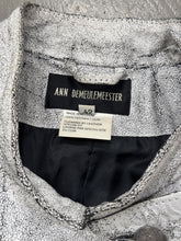Load image into Gallery viewer, 2002 Ann Demeulemeester runway cracked leather napoleon military jacket
