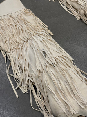 S/S2004 Dolce & Gabbana western fringe high boots