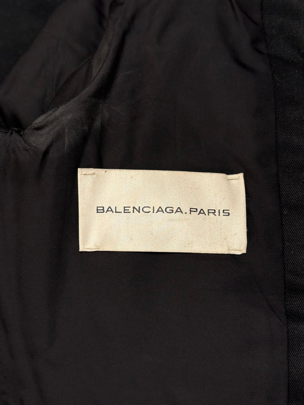 2013 Balenciaga by Ghesqiere paneled military jacket