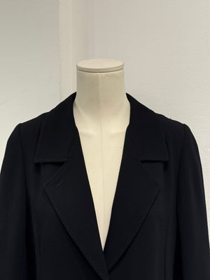 2000s Ann Demeulemeester fishtail wool coat