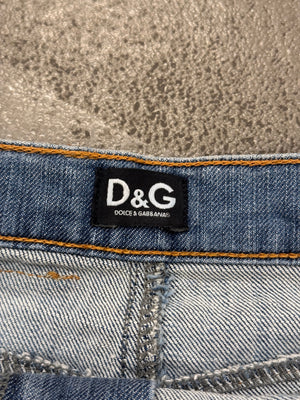 A/W2005 Dolce & Gabbana mini denim skirt