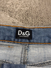 Load image into Gallery viewer, A/W2005 Dolce &amp; Gabbana mini denim skirt
