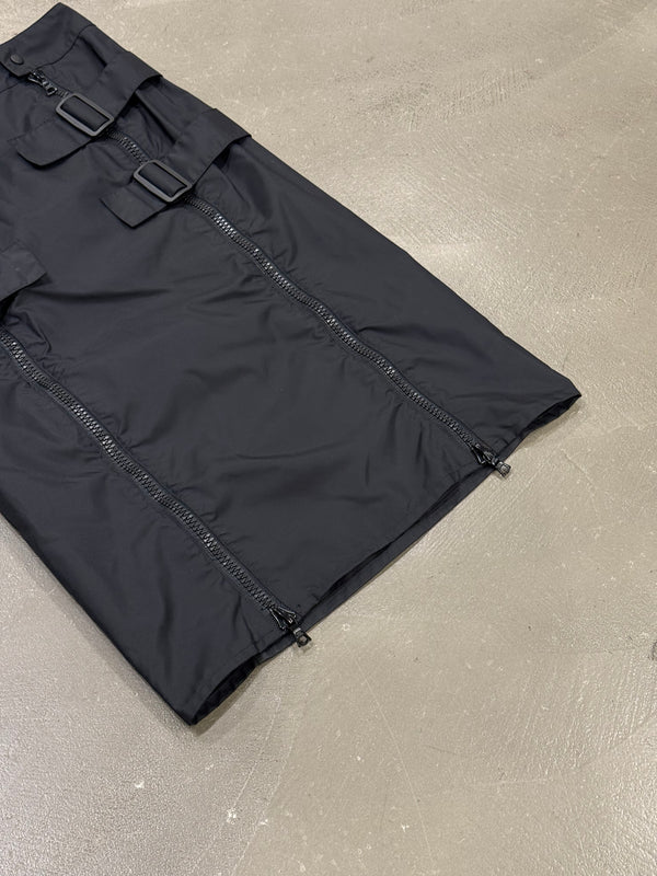 1999 Miu Miu technical utility zipper skirt