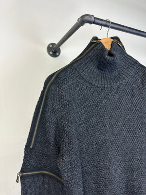 AW2003 Dolce & Gabbana full zipper modular sweater