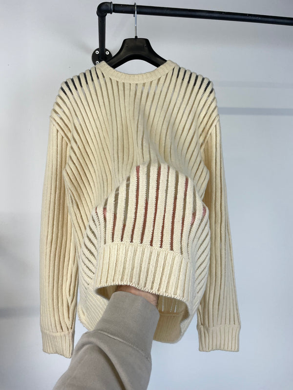 1998 Helmut Lang semi transparent sweater