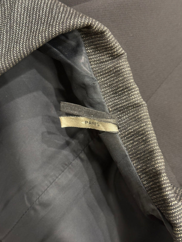 A/W2007 Dior Homme by Hedi Slimane runway asymmetrical tailored blazer