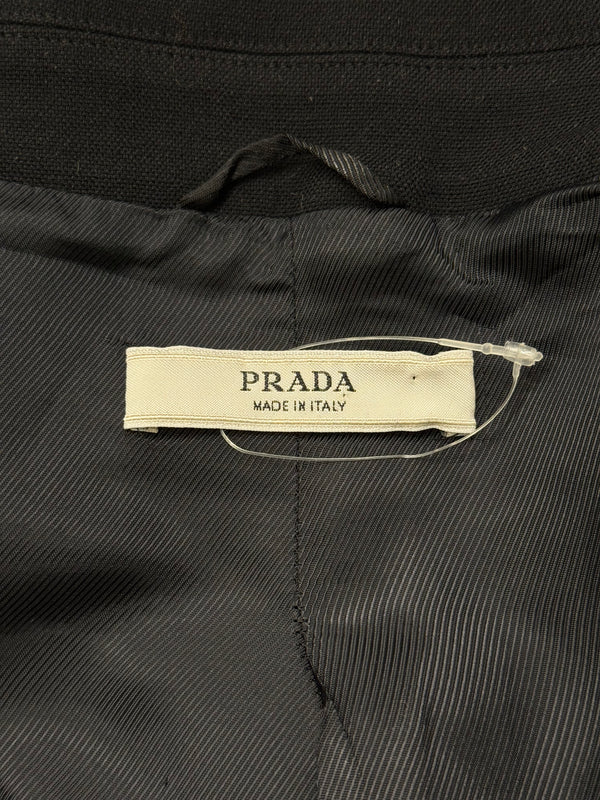 2009 Prada double breasted cropped wool jacket