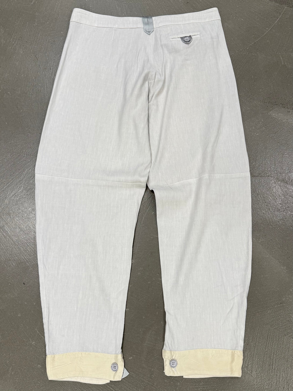 1990s Armani double knee technical pants