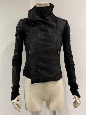 A/W2010 Rick Owens “GLEAM” blistered leather jacket