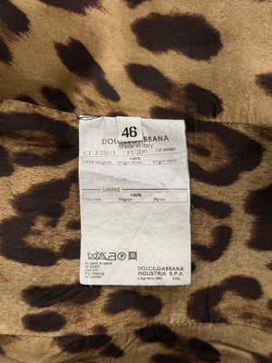 2000s Dolce & Gabbana military double breasted jacket