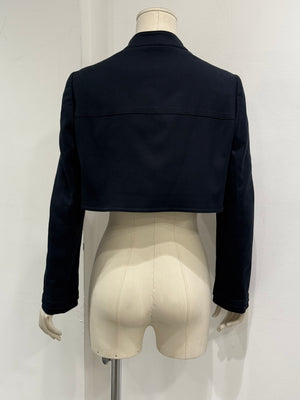 2006 Gucci cropped military jacket with chain