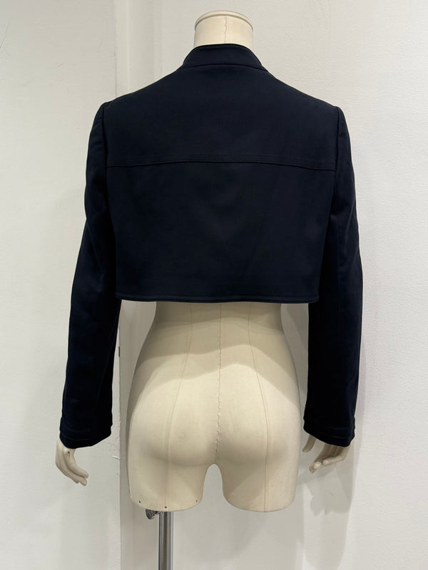 2006 Gucci cropped military jacket with chain