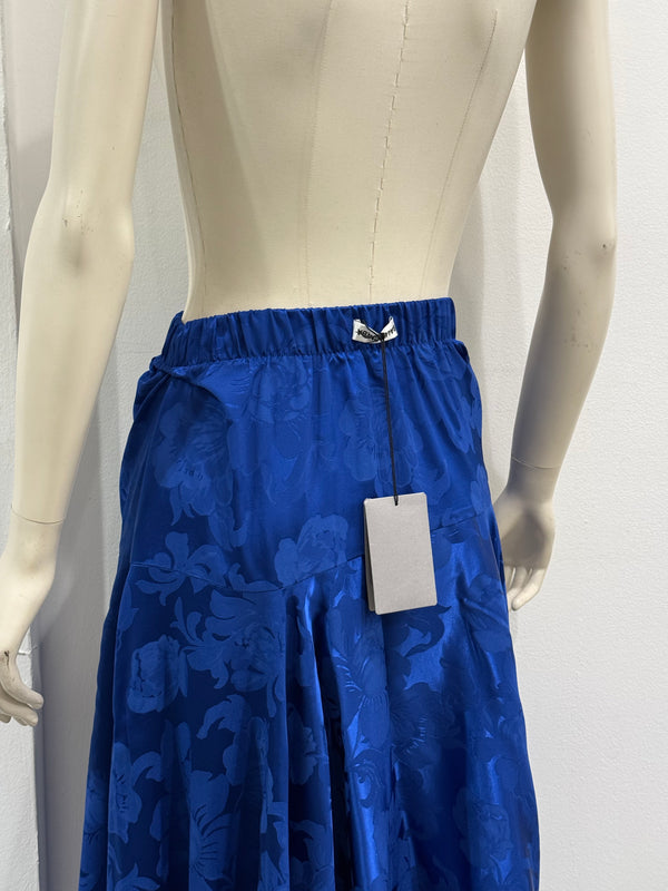 A/W2020 Balenciaga iridescent floral long skirt