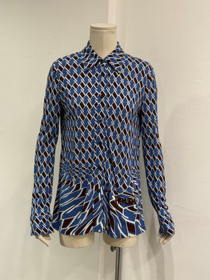 2019 Prada Psychedelic Argyle print set
