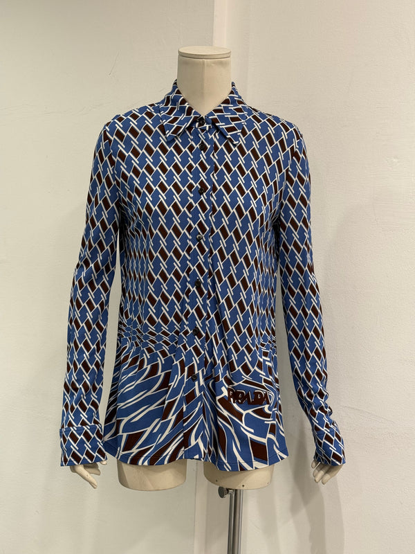 2019 Prada Psychedelic Argyle print set