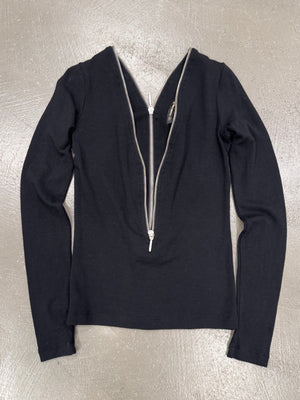 2000s Plein Sud full zipper knit top