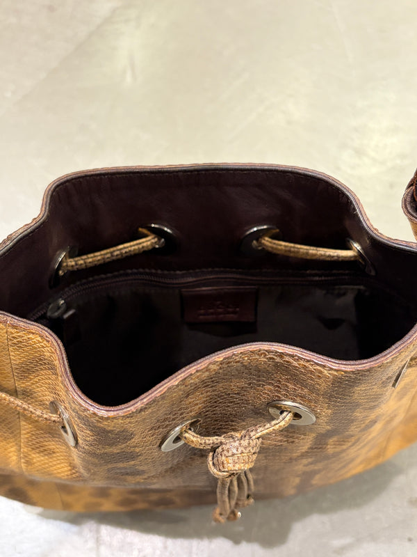 F/W1999 Gucci by Tom Ford Snakeskin hobo bag