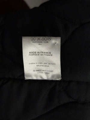 A/W2002 Balenciaga by Nicolas Ghesquiere runway aviator leather jacket