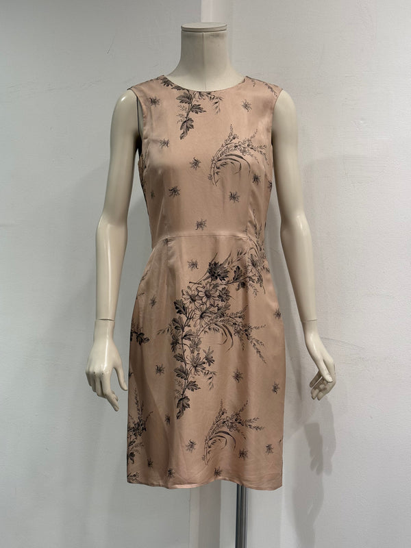 2000s Prada floral print silk dress