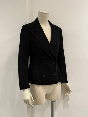 2009 Prada double breasted cropped wool jacket