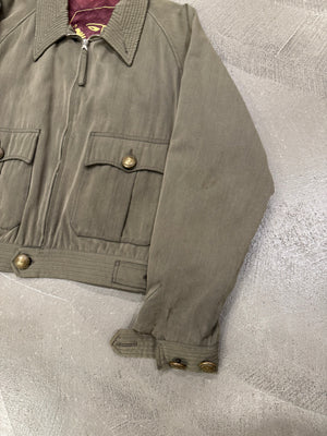 1980s Jeans Paul Gaultier cropped cargo bomber jacket