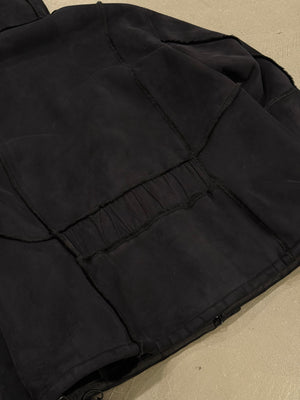 1990s Armani hooded faux shearling jacket