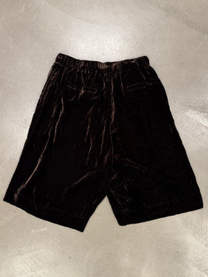 2010s Dries Van Noten velvet shorts