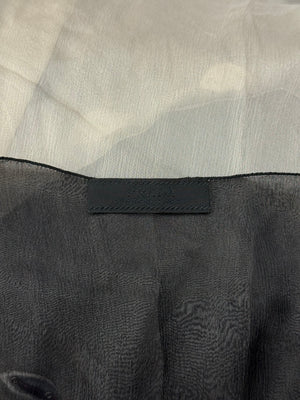 S/S2000 Prada Runway sheer slip dress with kiss eyelet