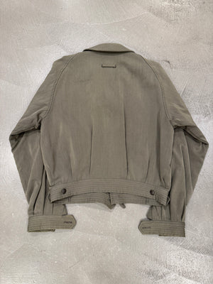 1980s Jeans Paul Gaultier cropped cargo bomber jacket