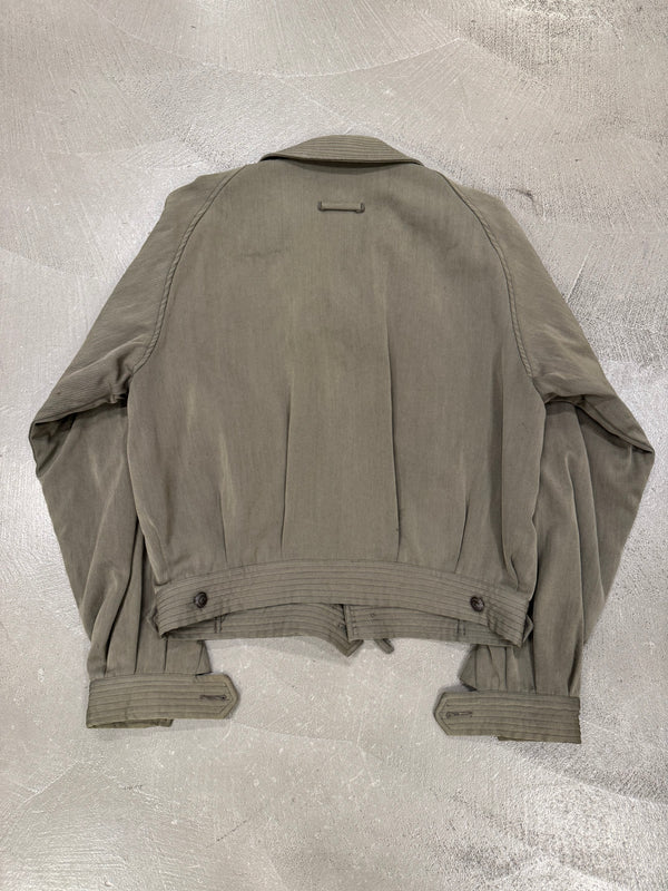 1980s Jeans Paul Gaultier cropped cargo bomber jacket