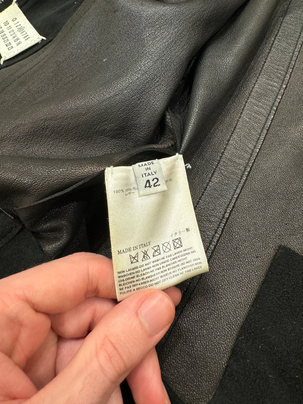 S/S2006 Maison Margiela replica reproduction of a biker leather jacket