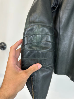 FW1999 Gucci Tom Ford leather biker jacket