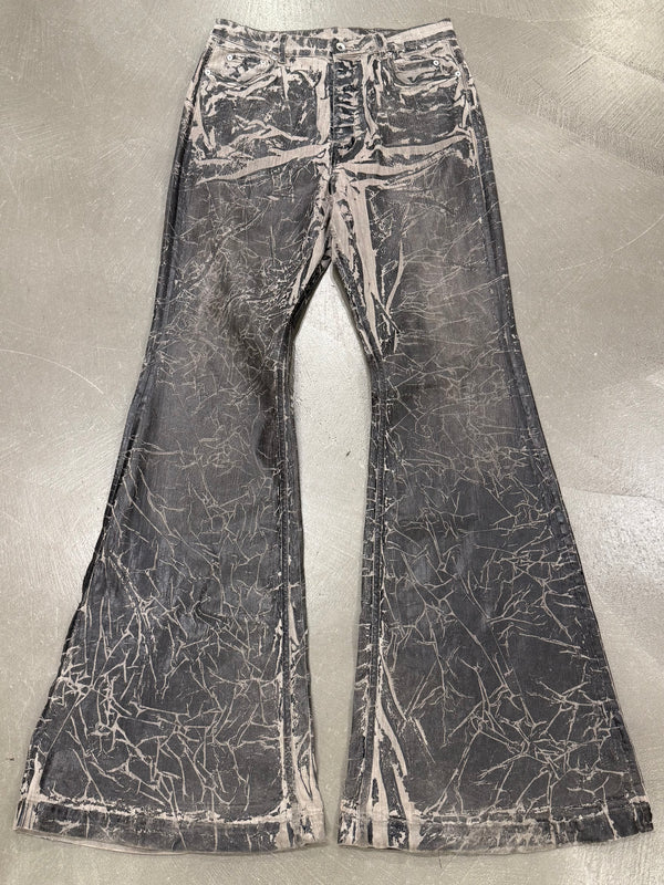 Rick Owens waxed “bolans bootcut”