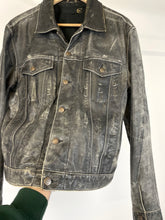 Load image into Gallery viewer, 2000s Roberto Cavalli washed faded leather jacket
