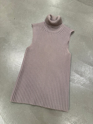 2000s Prada knit turtleneck vest