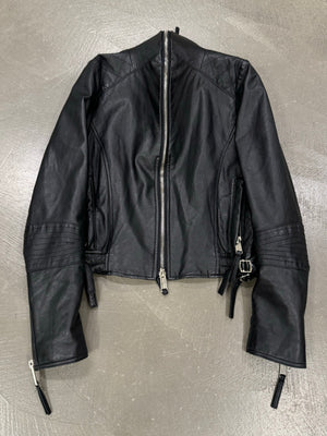 A/W 2007 Dsquared2 full zipper leather jacket