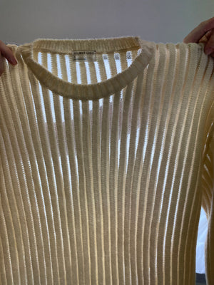 1998 Helmut Lang semi transparent sweater