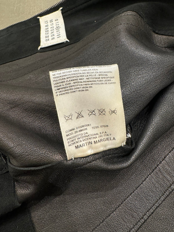 S/S2006 Maison Margiela replica reproduction of a biker leather jacket