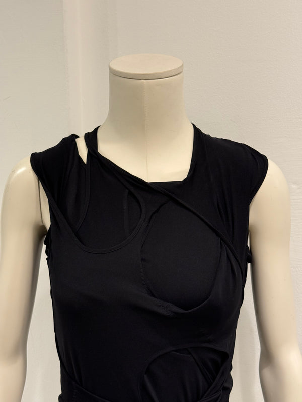 S/S2004 Junya Watanabe runway deconstructed layered top