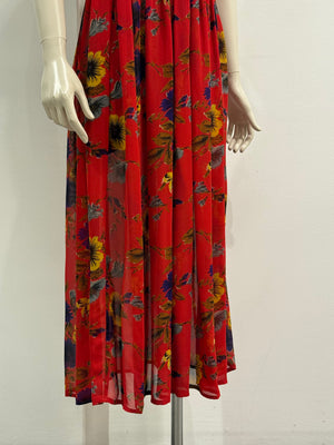 1990s Jean Paul Gaultier corseted floral dress