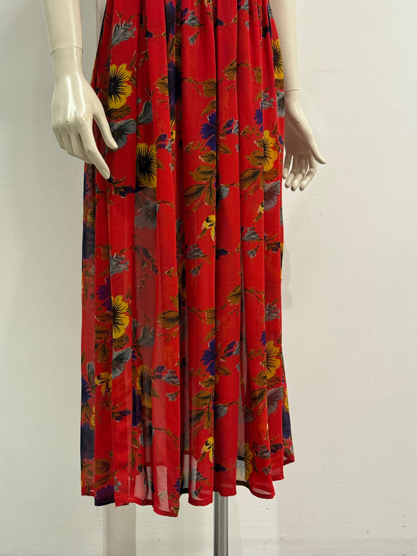 1990s Jean Paul Gaultier corseted floral dress