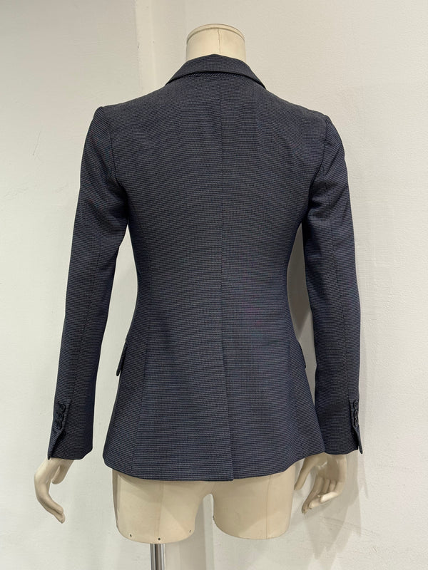 A/W2007 Maison Margiela wool pointed wrinkled shoulder blazer