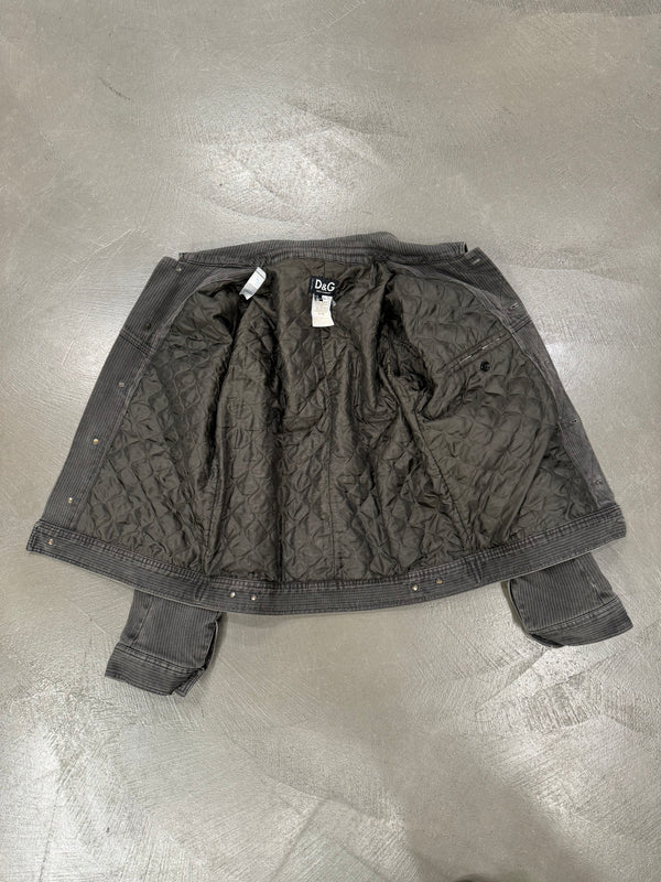 A/W 2004 Dolce & Gabbana hunting corduroy cargo jacket