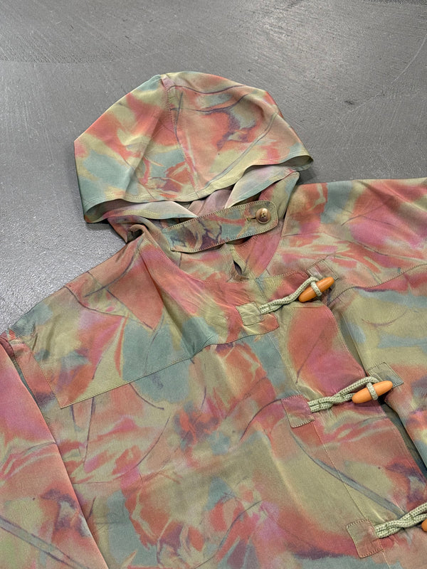 1990s Emporio Armani iridescent camo coat