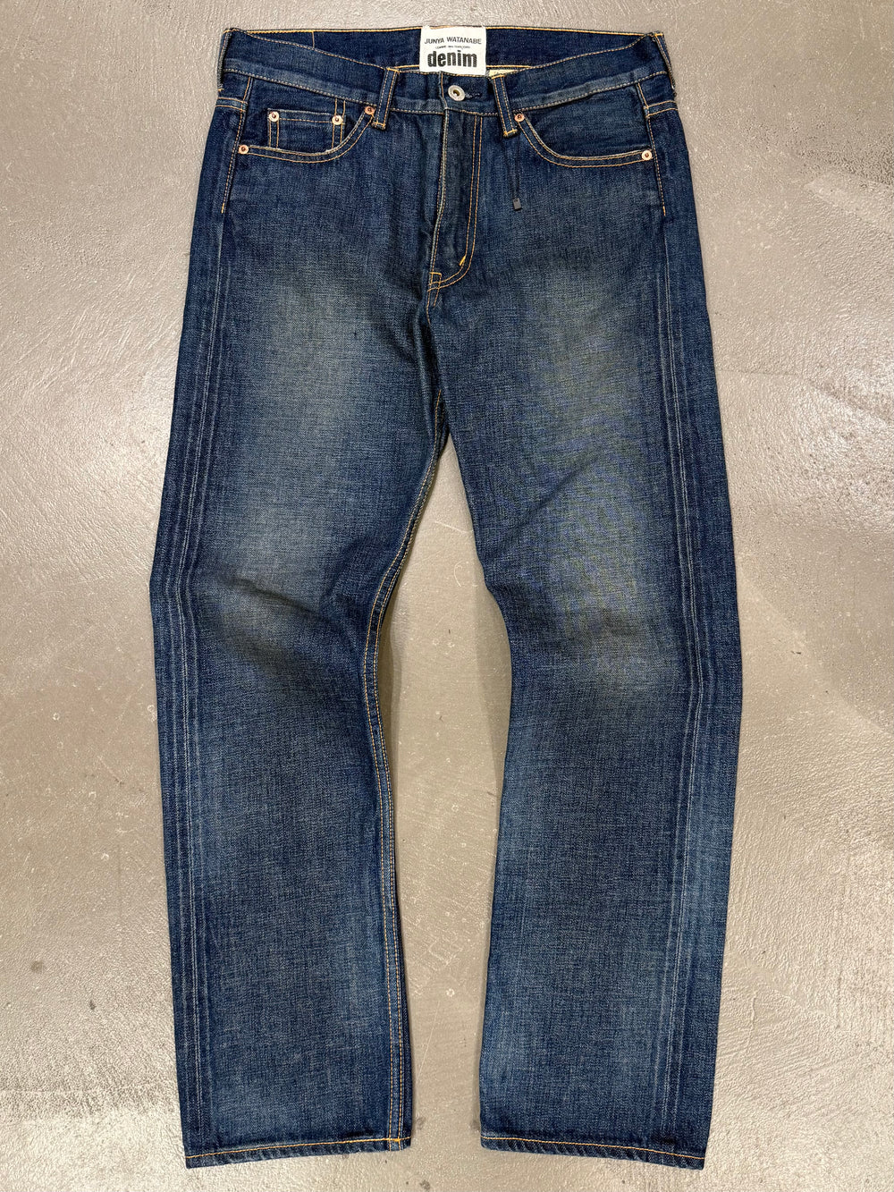 2000s Junya Watanabe faded denim