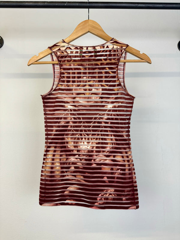 SS2001 Jean Paul Gaultier satan demon tank mesh top
